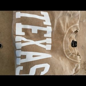 Corded Texas Crewneck